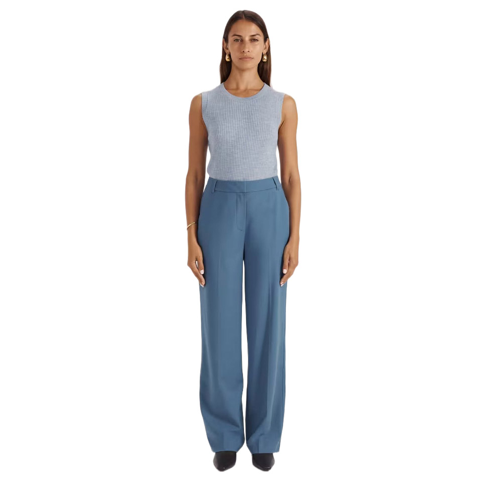 SABA Celeste Wool Straight Leg Pant